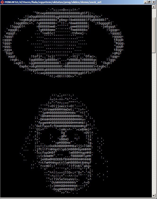 ASCII art: ASCII art
